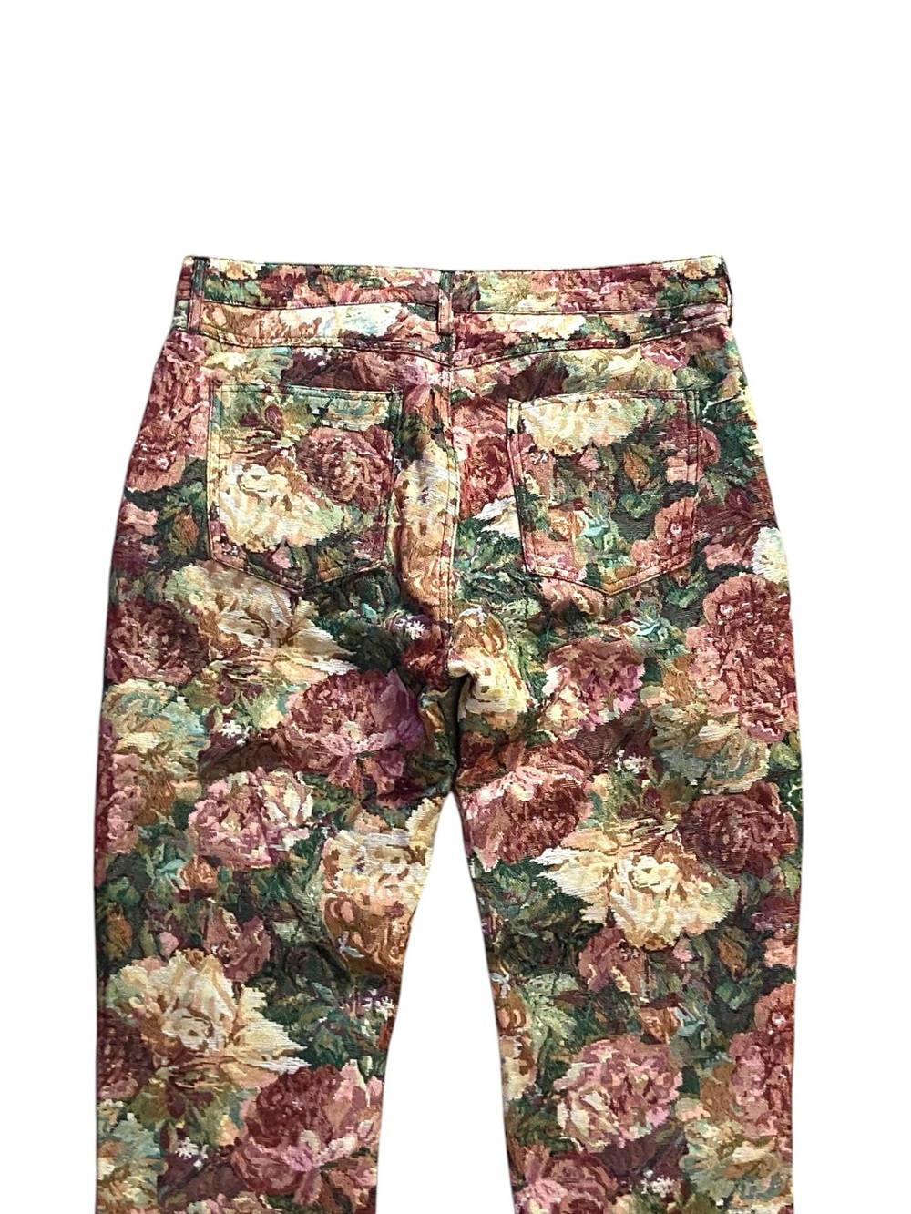 Novamen Pissarro Tapestry Slim Stacked Flare Pants - Multi 34 - Picture 8 of 15